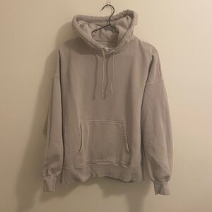 Aritzia taupe hoodie size 2